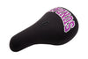 Sunday Blockhead Fat Seat (Black w/ Berry + Silver Embroidery)