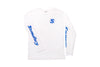 Sunday Star Map Long Sleeve (White w/ Navy Pattern Ink)