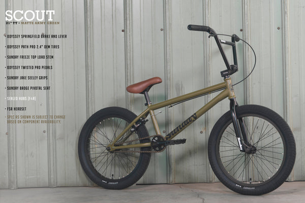 Bmx bike best sale with green tires