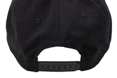 Sunday Blockhead 5-Panel Hat (Black w/ Purple+White Embroidery)