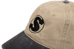 Sunday Badge 6-Panel Hat (Tan/Black)