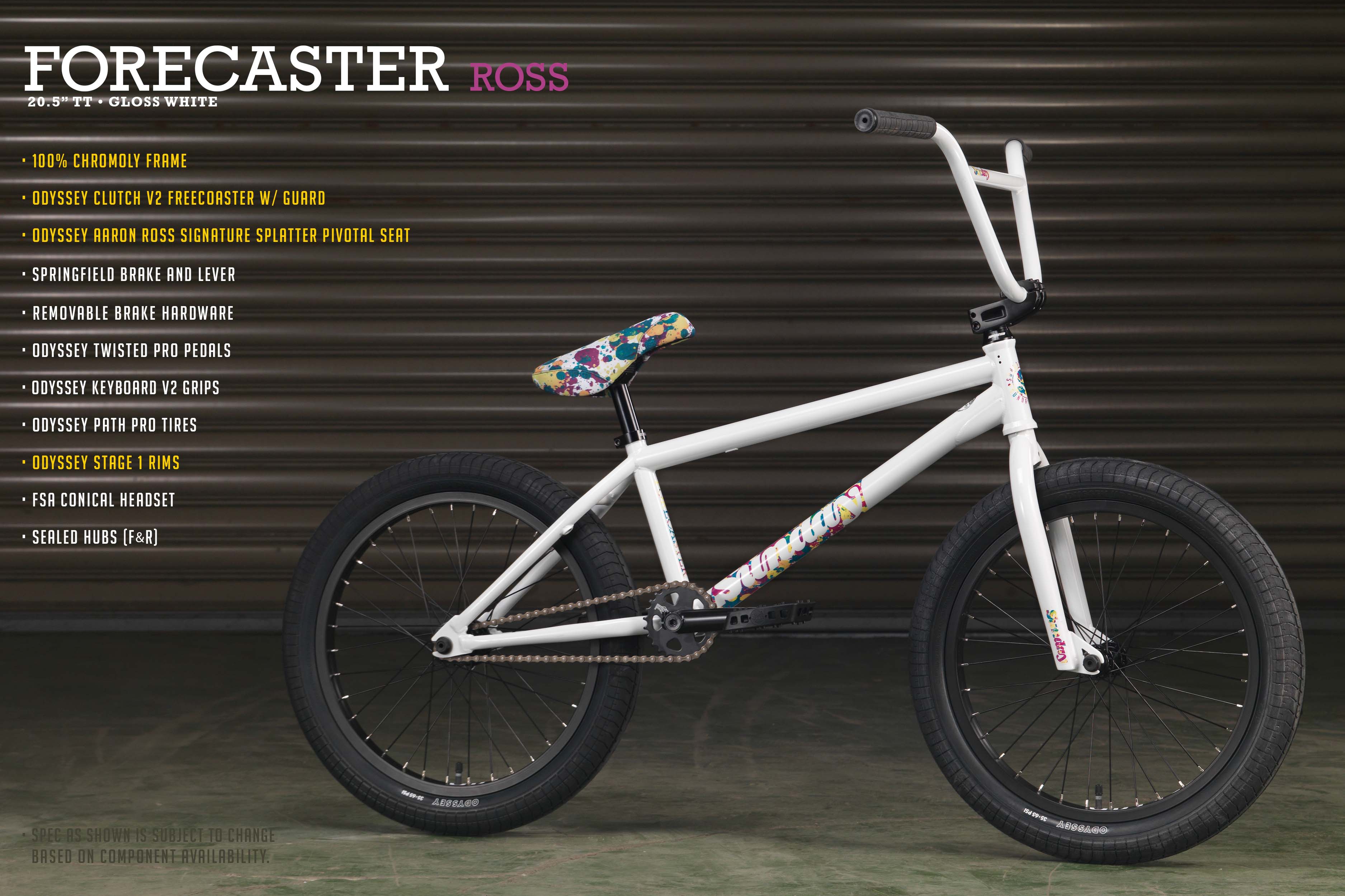 Sunday Forecaster - Aaron Ross Signature (Gloss White with 20.5