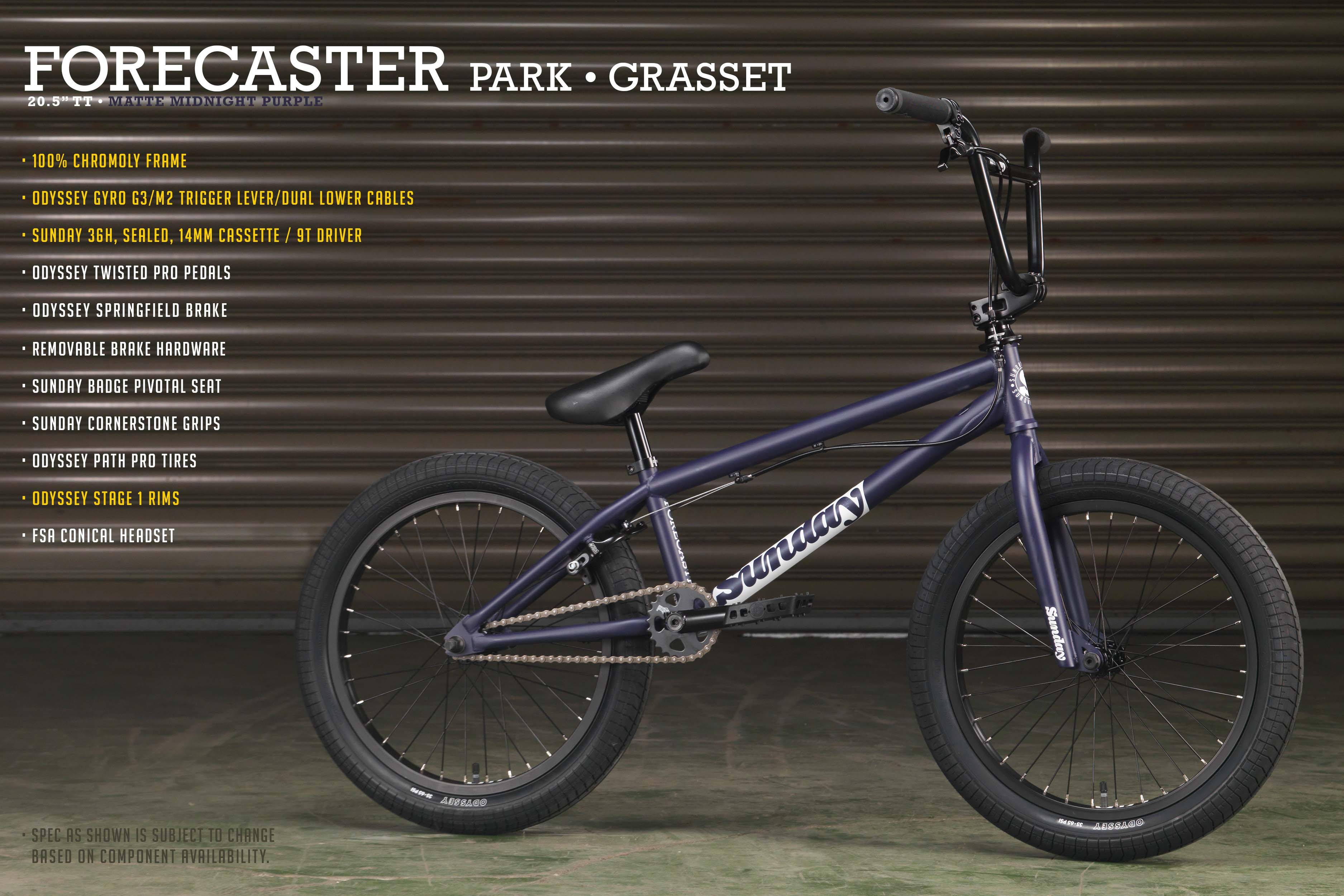 Purple sunday bmx hot sale