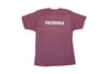 Fairdale Outline Tee (Heather Burgundy)