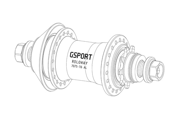 GSport Roloway Cassette Hub Parts