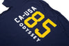 Odyssey Import Tee (Navy with Mustard Ink)